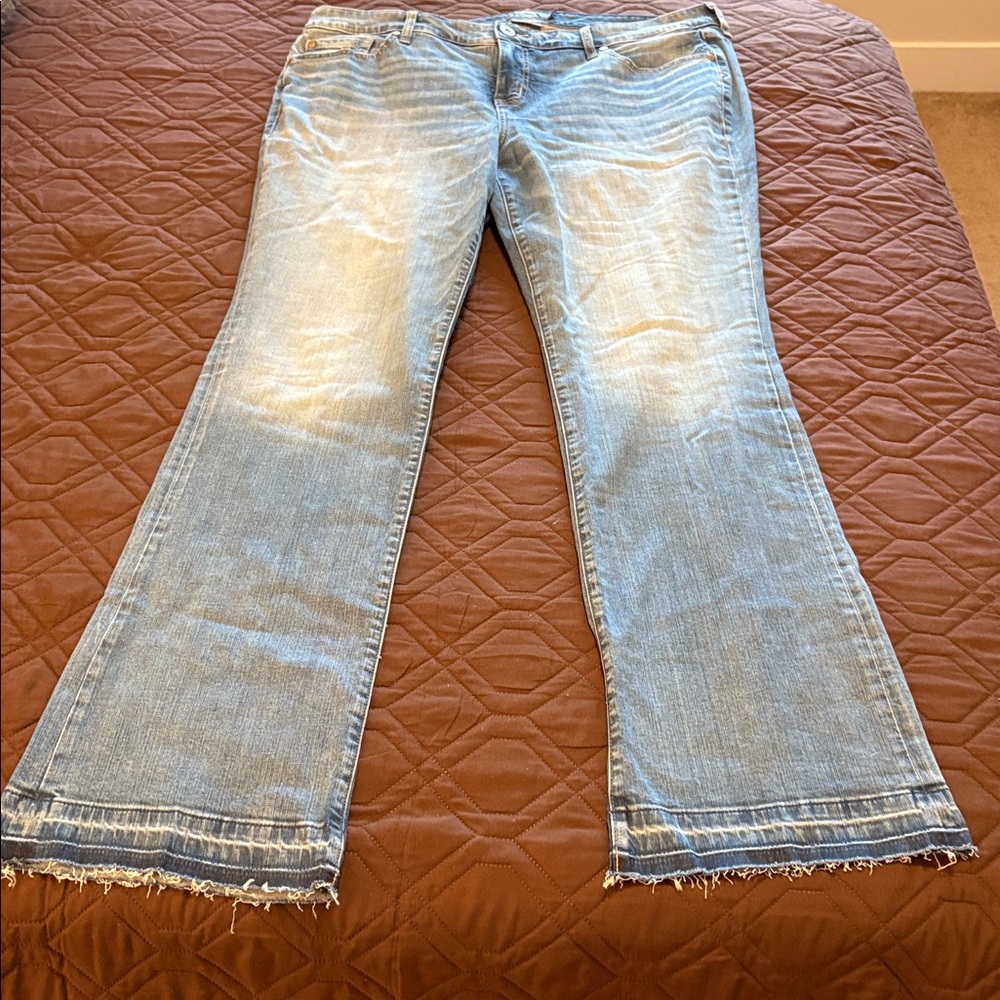 Torrid Mid-Rise Slim Boot Jeans in Blue